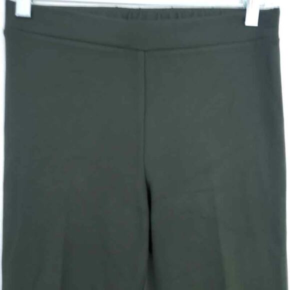 Lynn Ritchie Ponte Pants XS Bootcut Green, Stretchy, Elastic Waist Career Pant - Picture 3 of 4